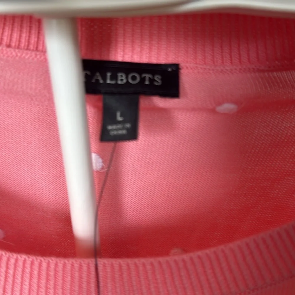 Talbots‎ French bulldog sweater. NWT. Retail 89.50
